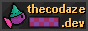The Codaze Website button!